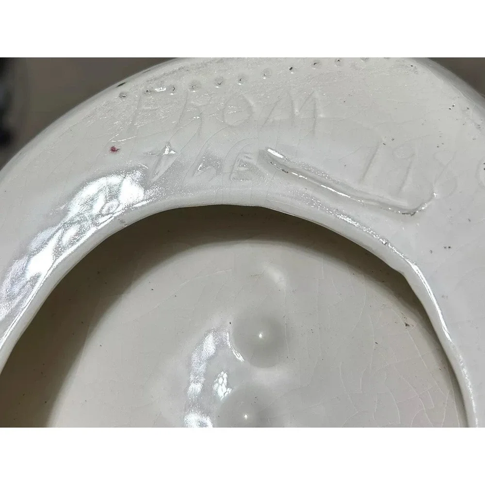 Merry X-mas Bowl Red Green‎ Sprinkles 1990 OOAK Christmas Holiday popcorn